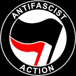 Thumbnail Badge Antifa Black Sticker