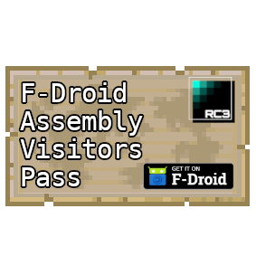 Thumbnail Badge F-Droid Assembly Visitor Pass
